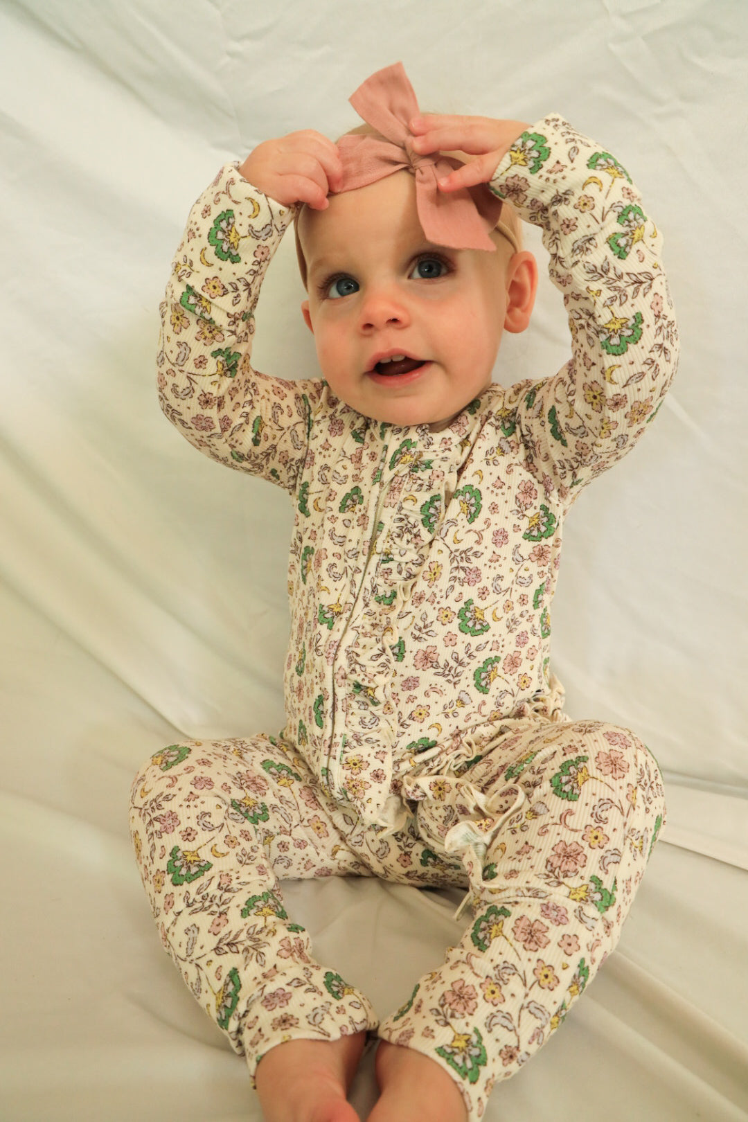 Floral Bamboo Onesie