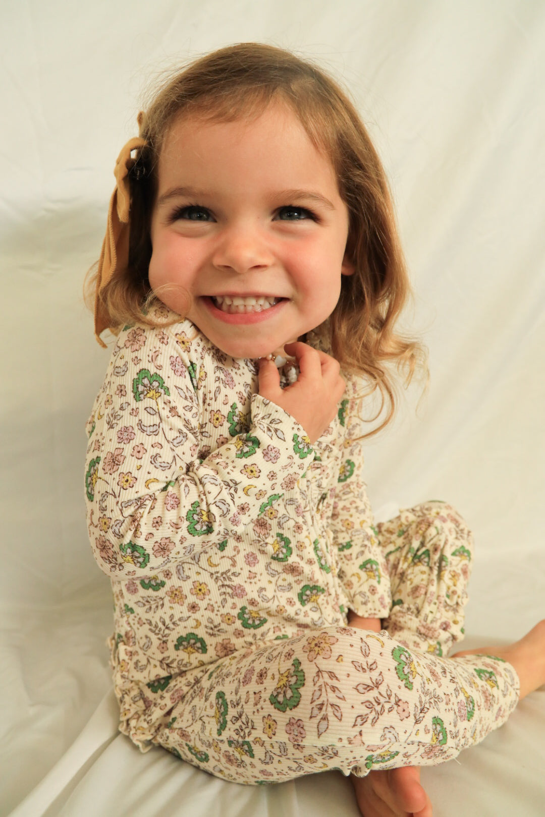 Floral Bamboo Onesie