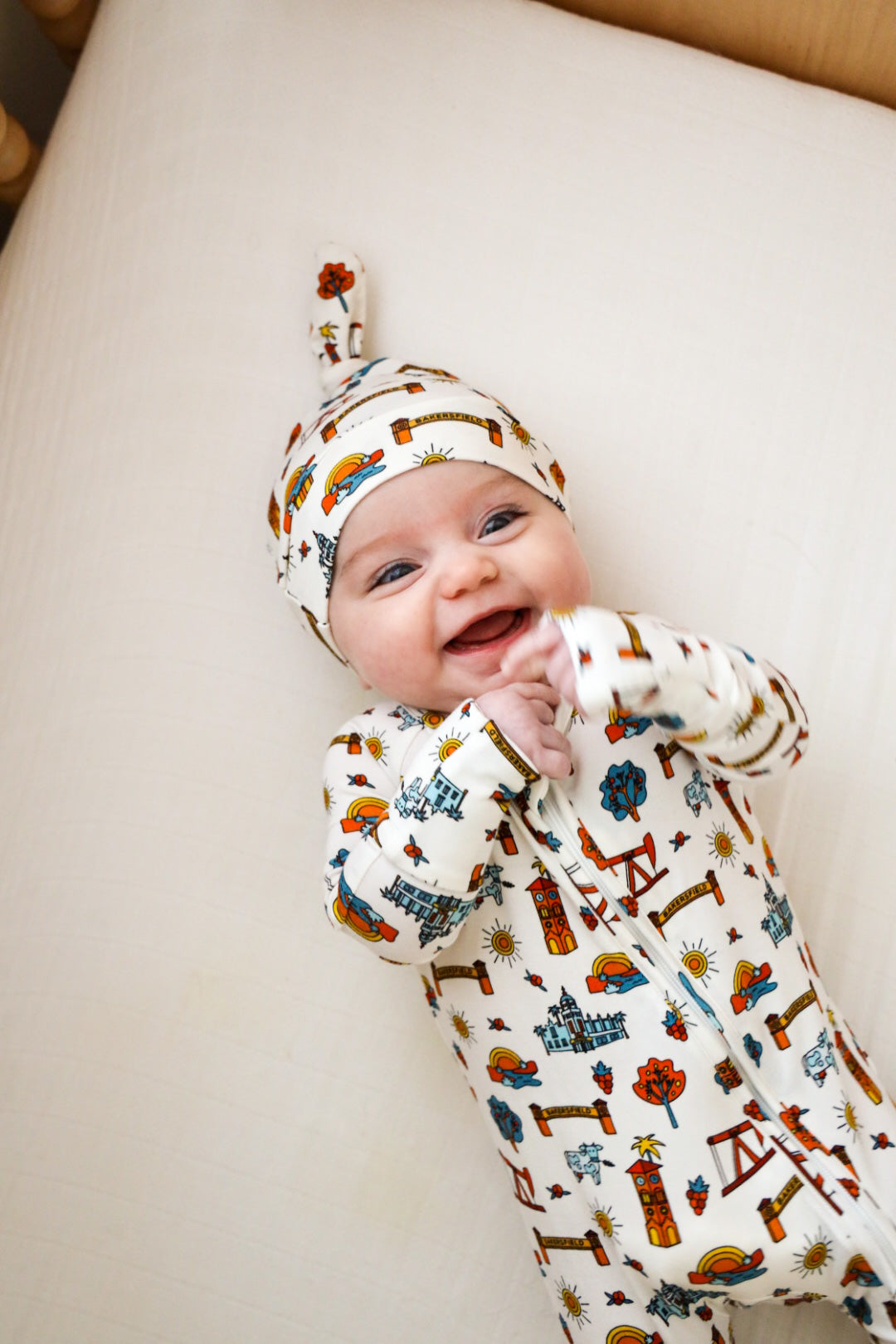 Bakersfield Bamboo Onesie and Book Bundle