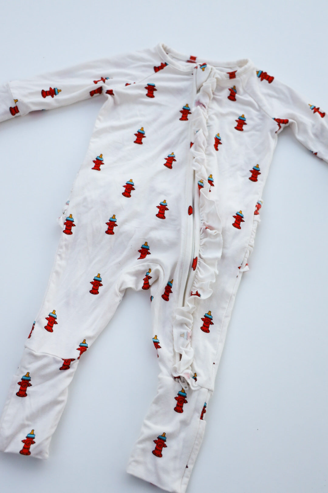 A Baby Station Bamboo Ruffled Onesie