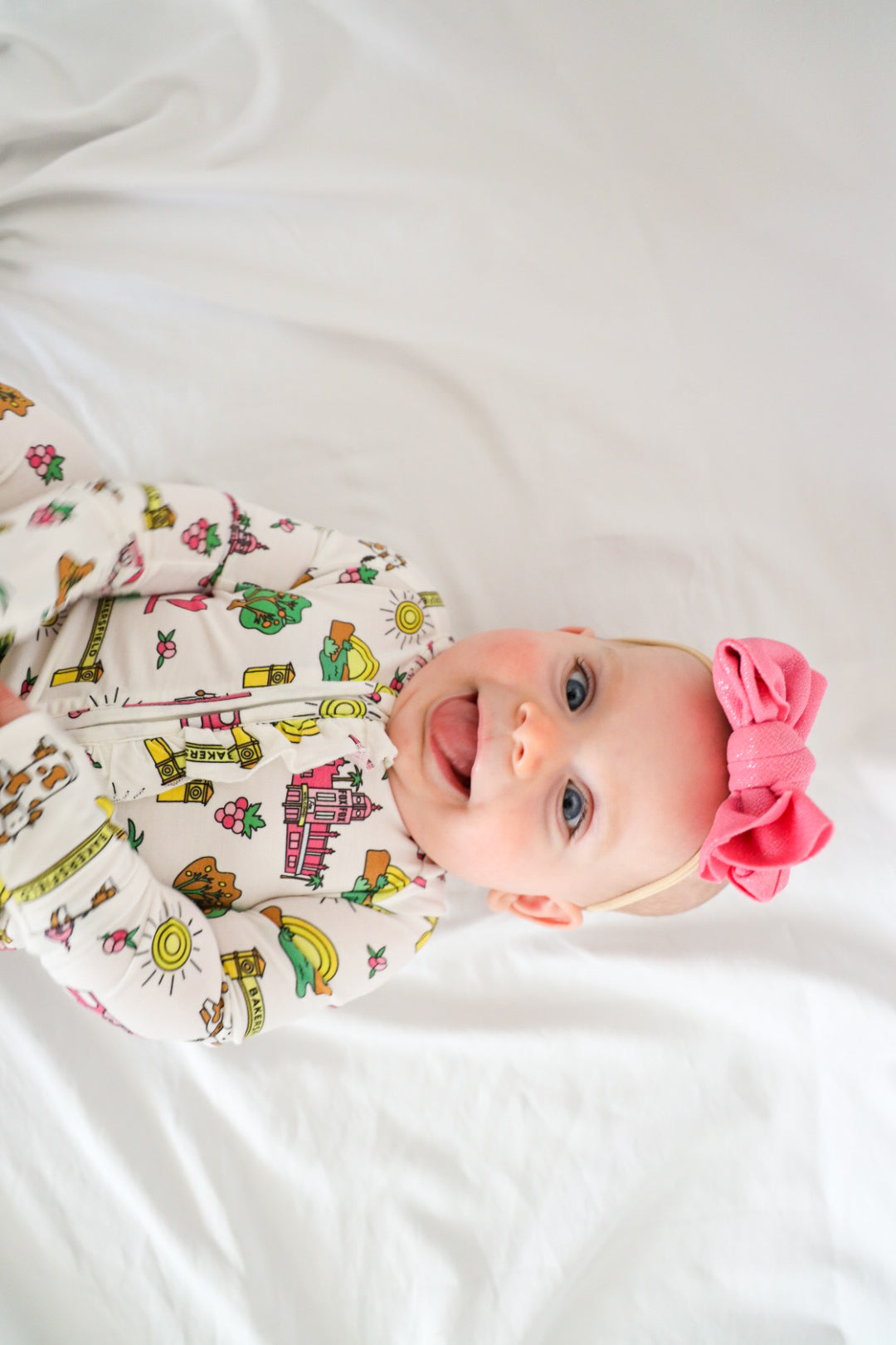Bakersfield Bamboo Ruffled Onesie
