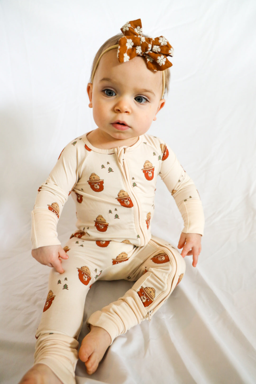 Mini Smokey Bamboo Onesie