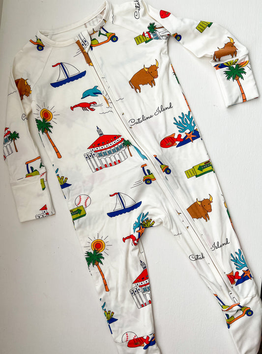 Catalina Island Bamboo Onesie