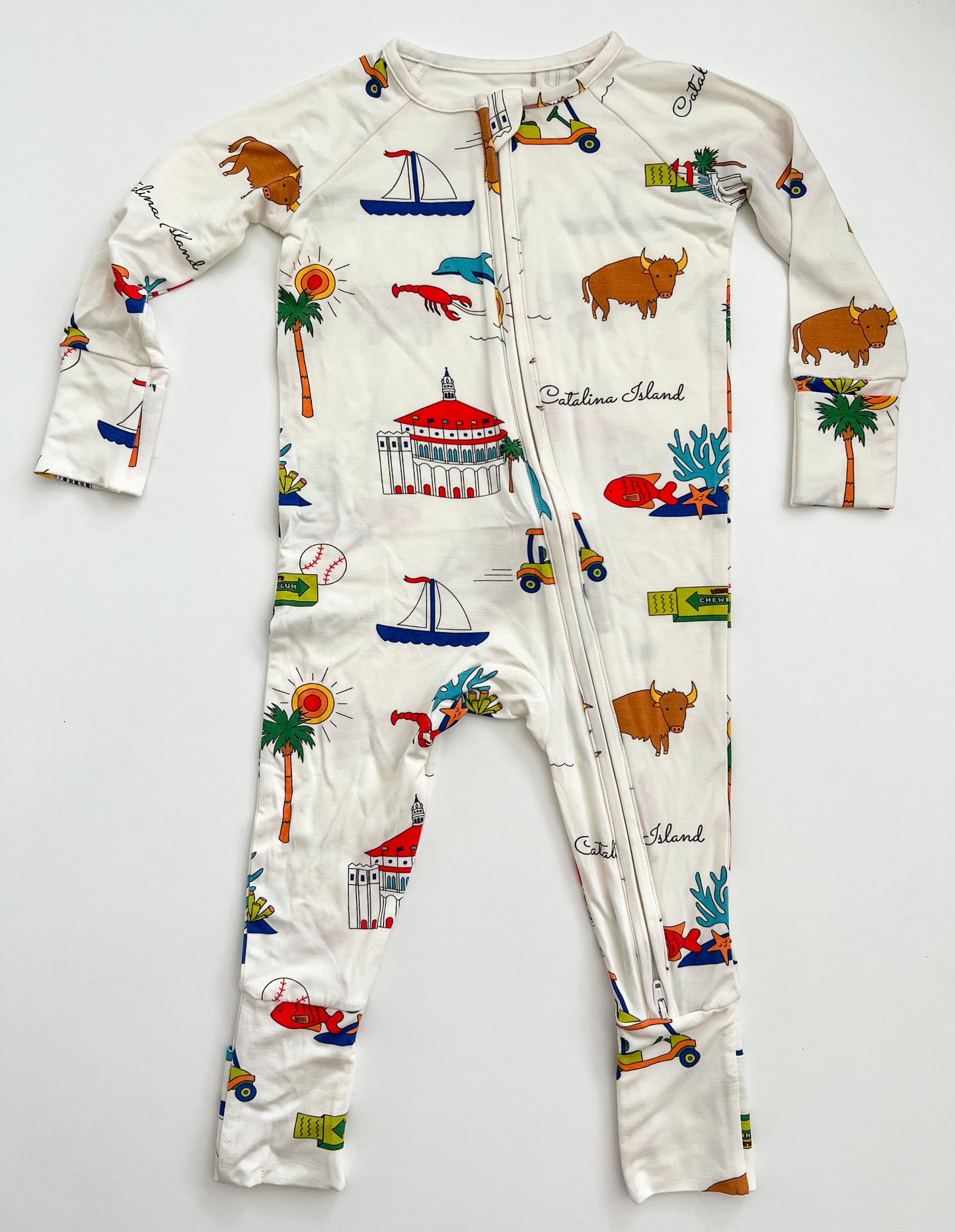 Catalina Island Bamboo Onesie