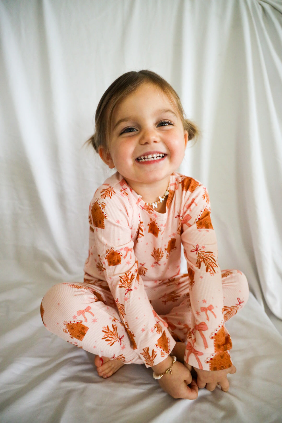 Gingerbread House Bamboo Two Piece Set