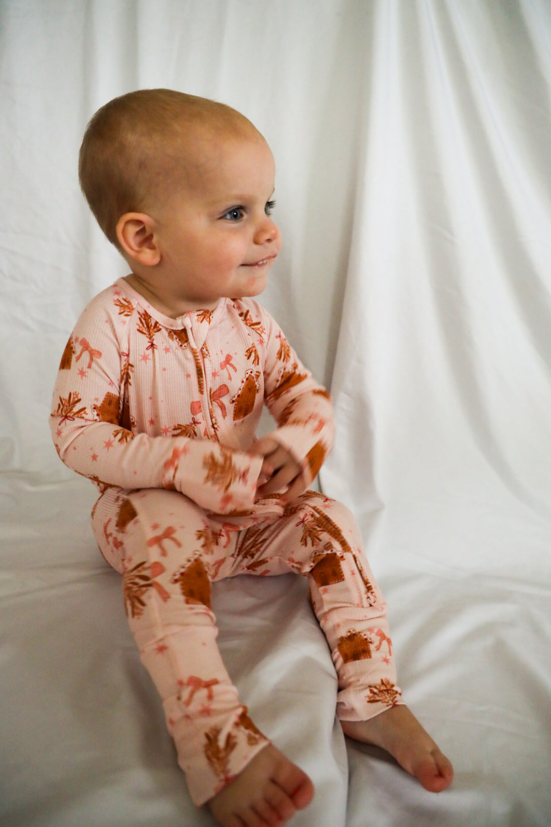 Gingerbread House Bamboo Two Piece Set