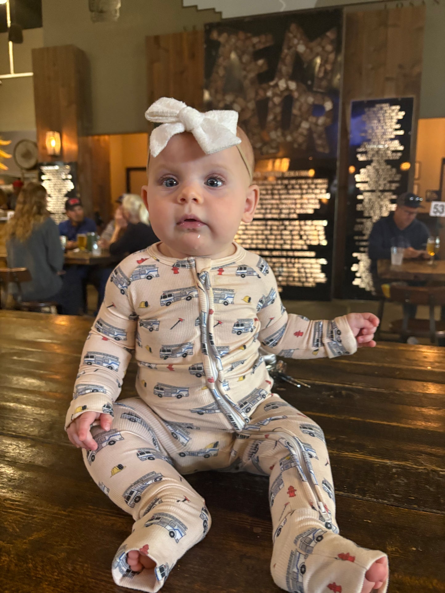 Kern County Fire Bamboo Onesie