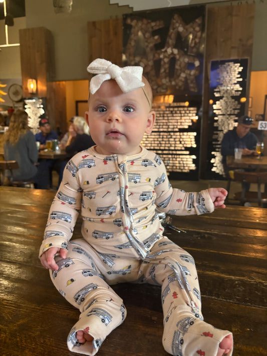 Kern County Fire Bamboo Onesie