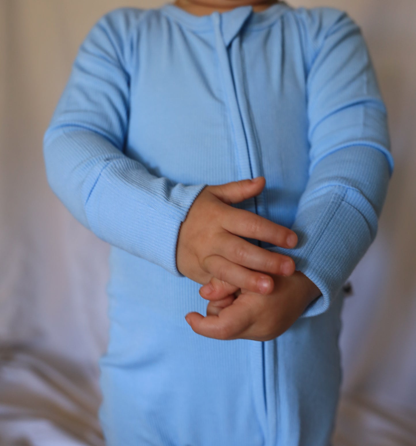 Baby Blue Bamboo Onesie