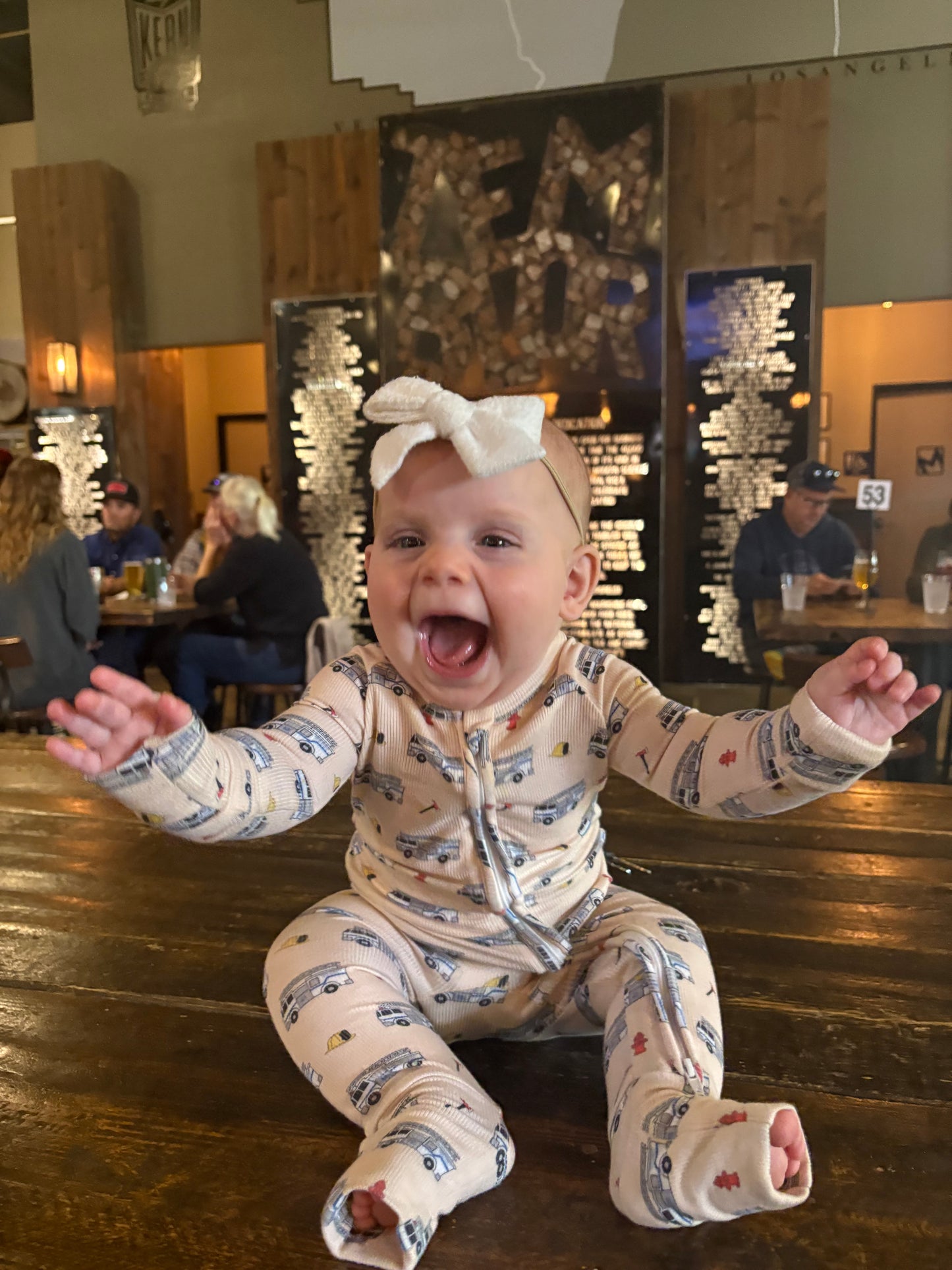 Kern County Fire Bamboo Onesie