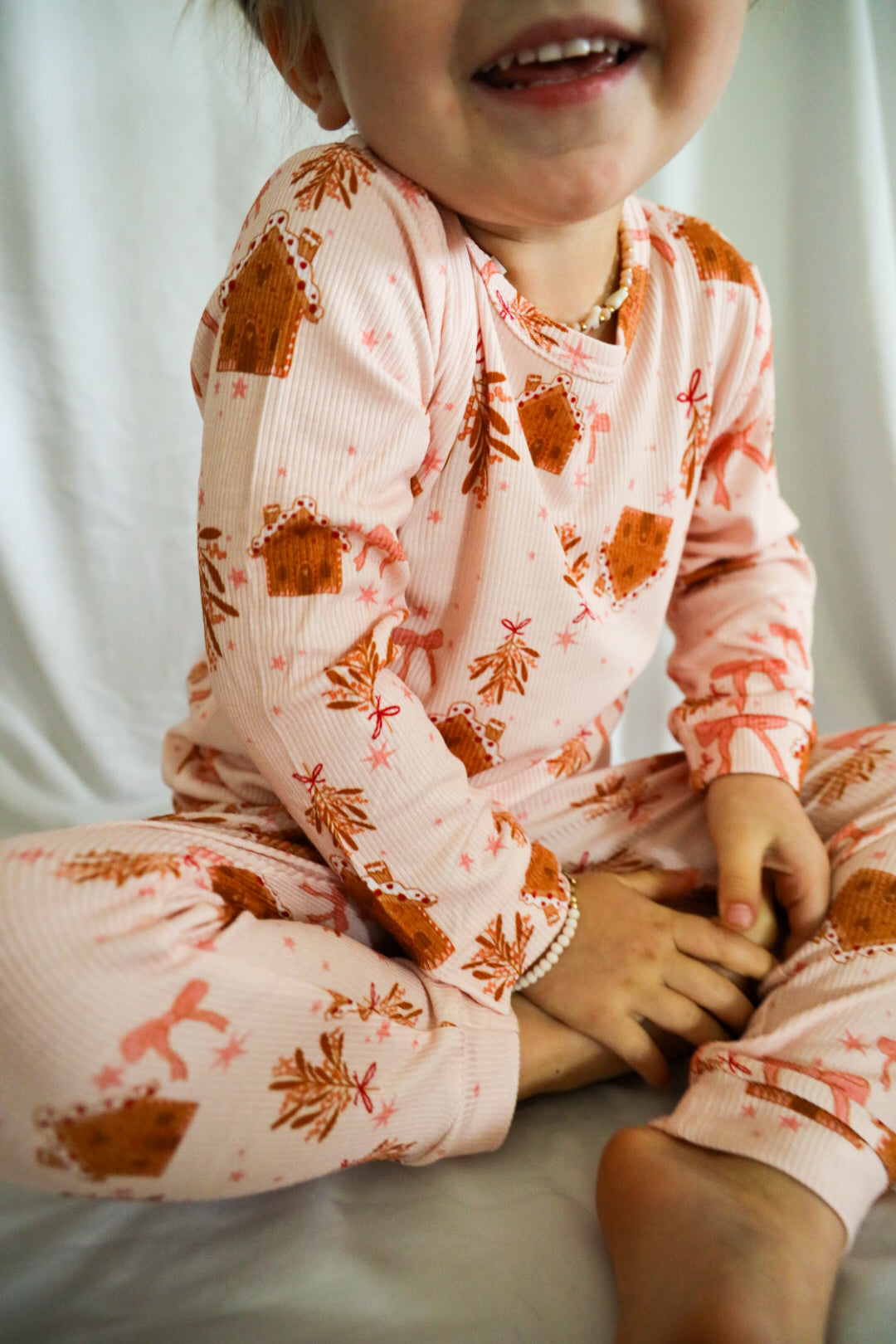 Gingerbread House Bamboo Two Piece Set