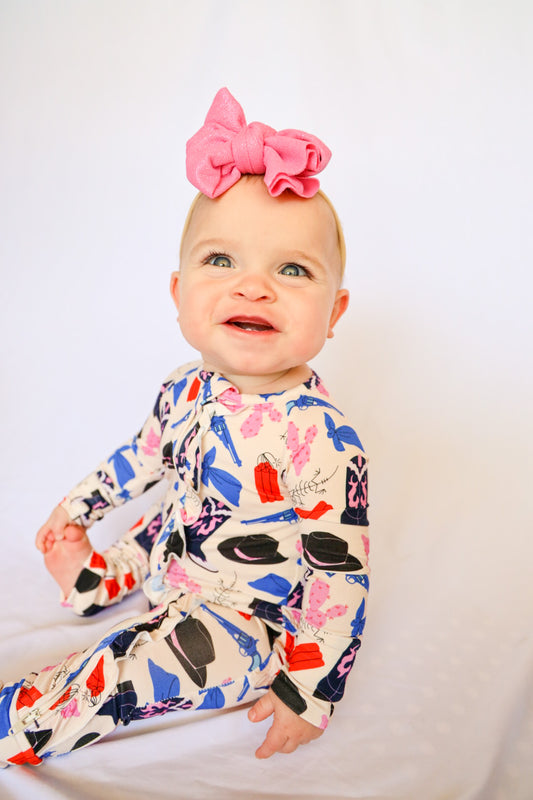 Cowgirl Baby Bamboo Onesie