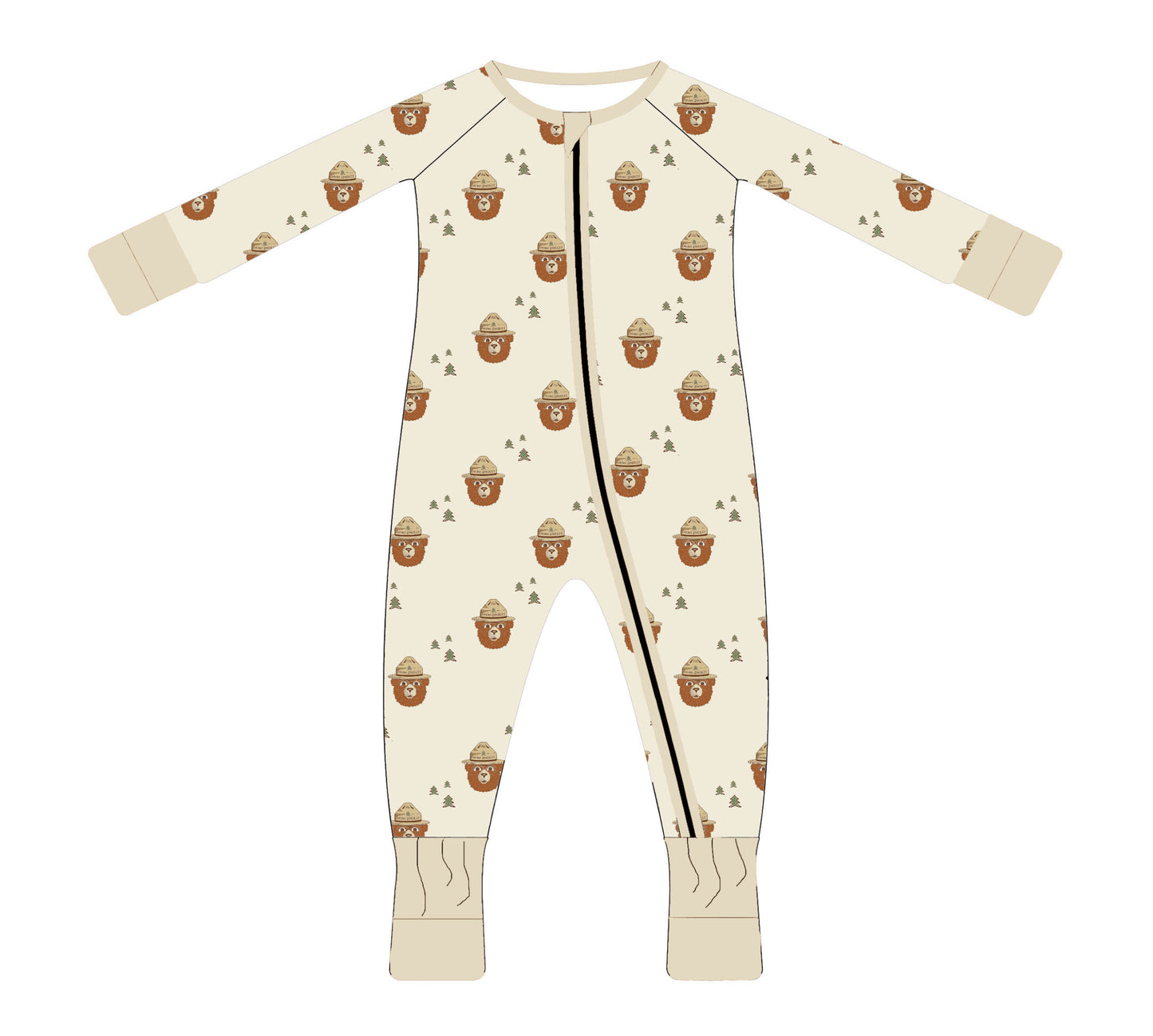 Mini Smokey Bamboo Onesie