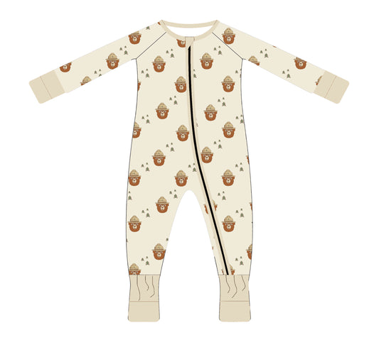 Mini Smokey Bamboo Onesie