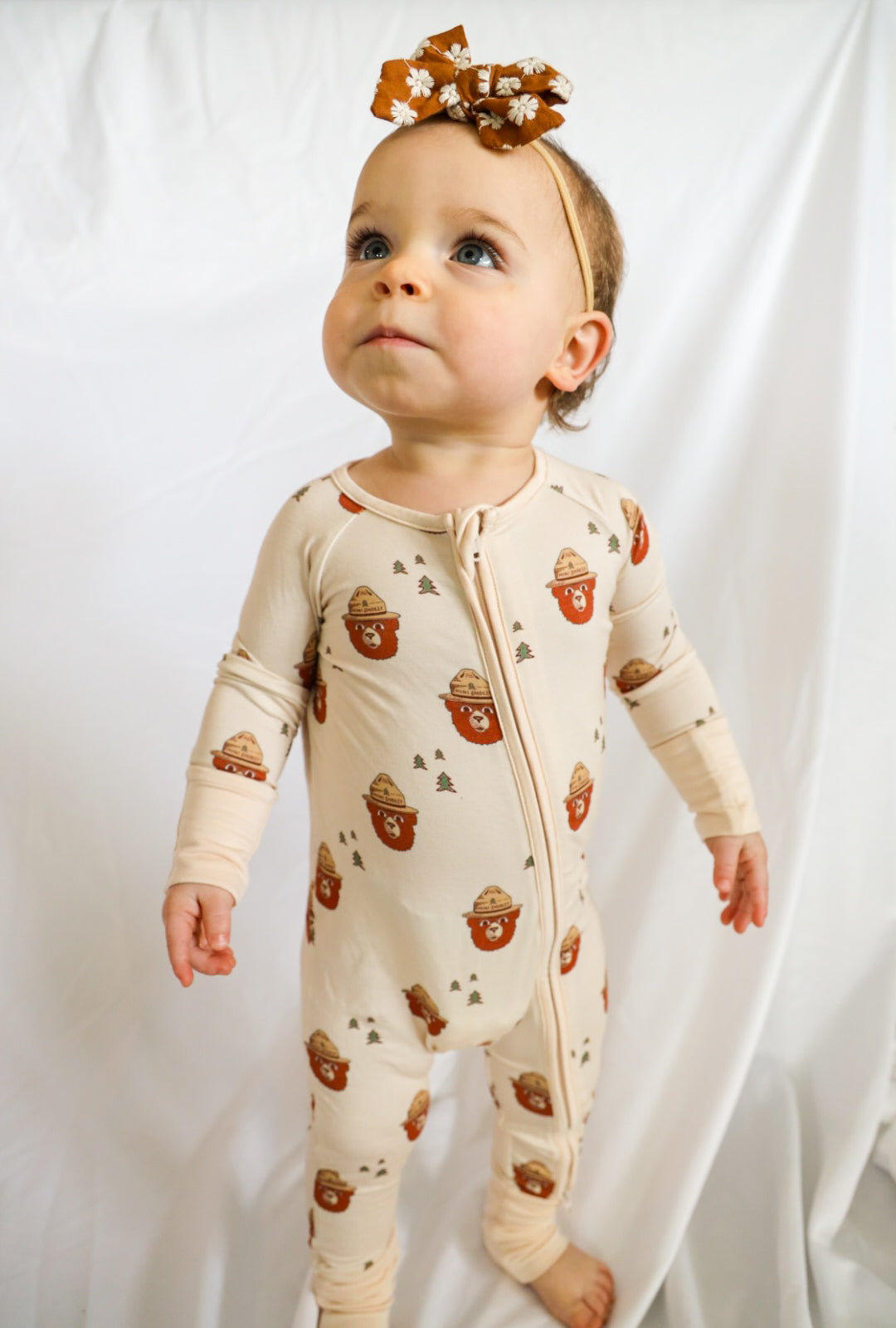 Mini Smokey Bamboo Onesie