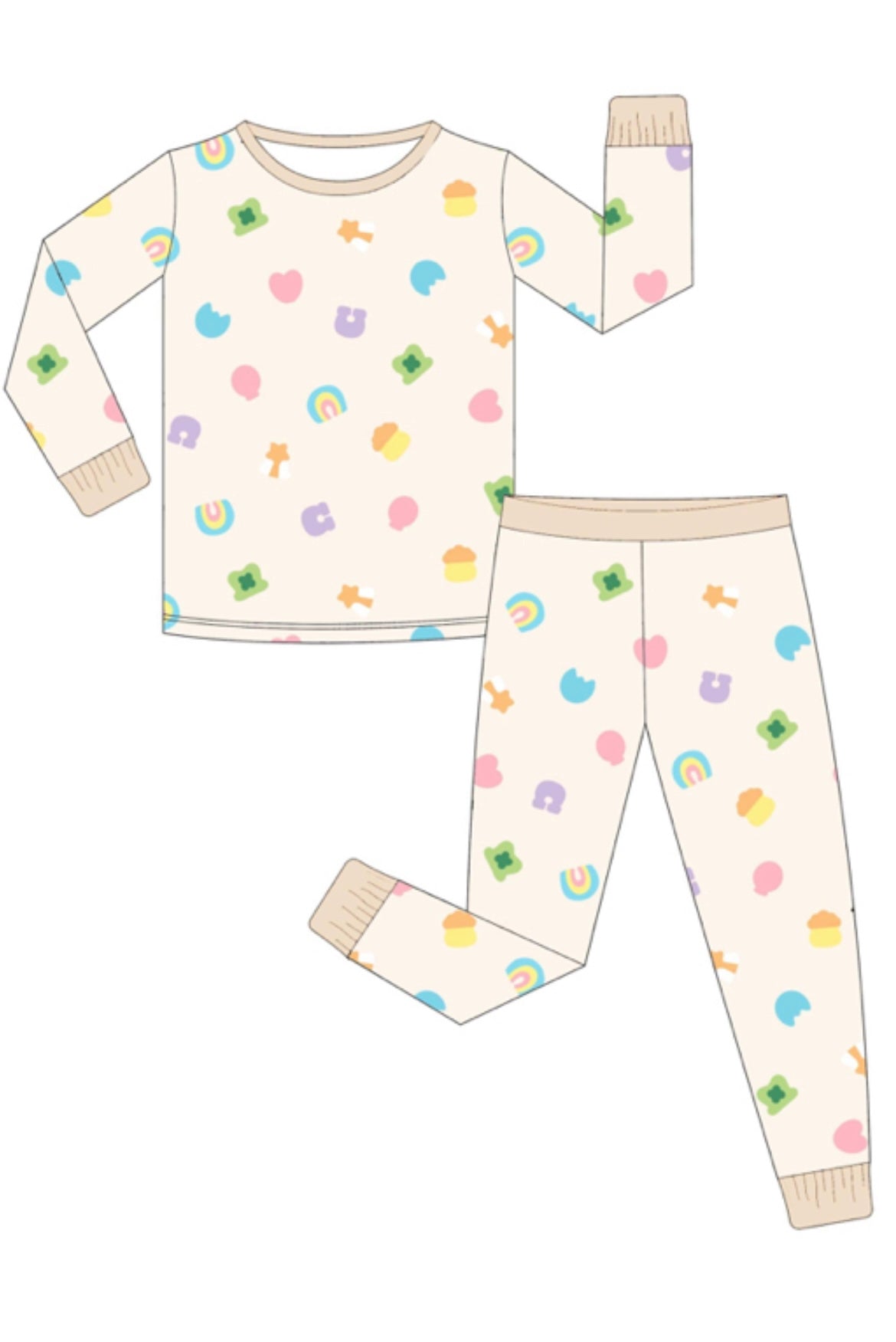 Lucky Charms Bamboo Two Piece Set